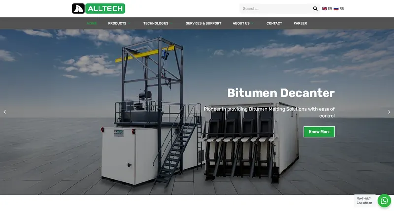 All Tech Group website screenshot